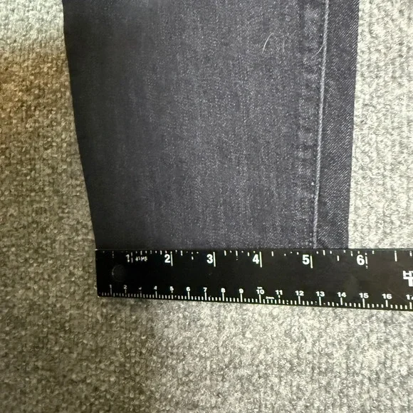 Democracy Jeans Womens 18 Blue Ab Solution Skinny Jeans Dark Indigo Stretch - Picture 12 of 13